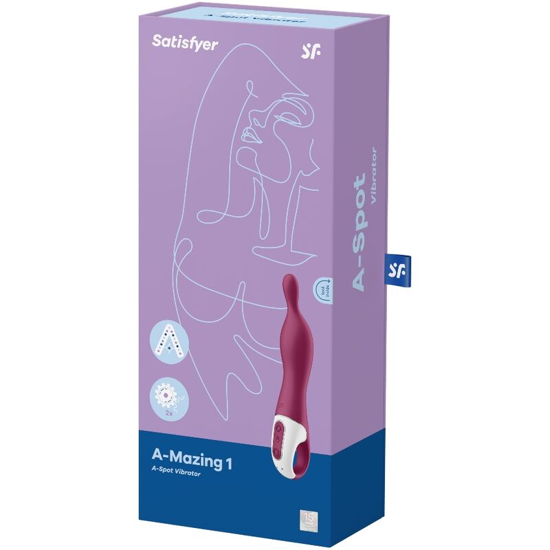 SATISFYER - VIBRATEUR AMAZING 1 ASPOT BAIE - Sensualia