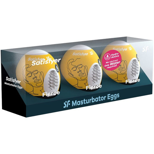 SATISFYER - 3 OEUFS MASTURBATEURS FIERCE - Sensualia
