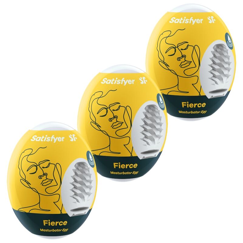 SATISFYER - 3 OEUFS MASTURBATEURS FIERCE - Sensualia