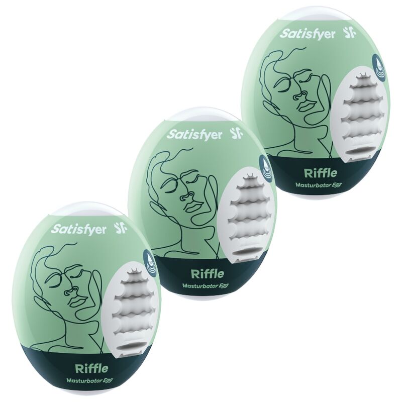 SATISFYER - 3 OEUFS MASTURBATEURS RIFFLE - Sensualia
