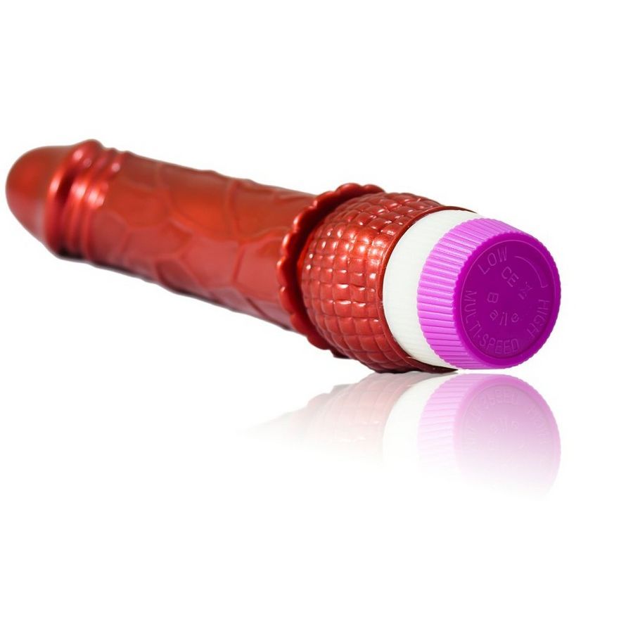 BAILE - VIBRATEUR RÉALISTE ROUGE 23 CM - Sensualia