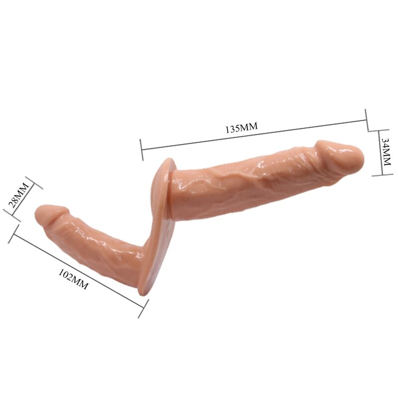 BAILE - ULTRA PASSIONNÉE DOUBLE GODES AVEC HARNAIS - Sensualia