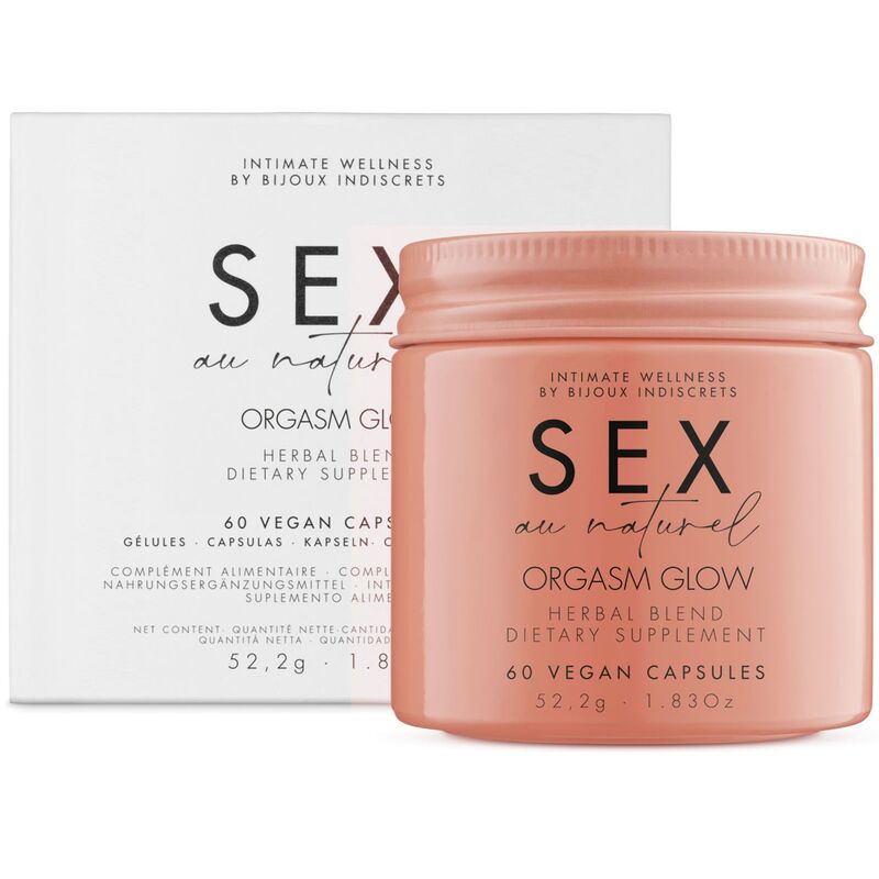 BIJOUX - COMPLÉMENT ALIMENTAIRE ORGASM GLOW 60 CAPSULES - Sensualia