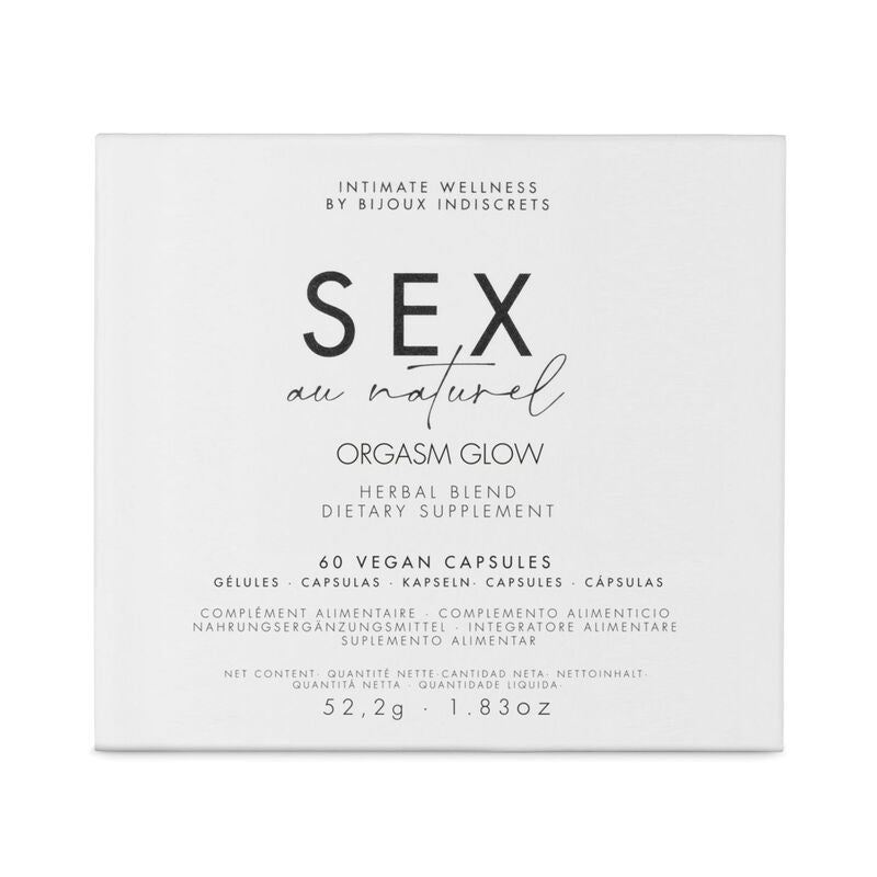 BIJOUX - COMPLÉMENT ALIMENTAIRE ORGASM GLOW 60 CAPSULES - Sensualia