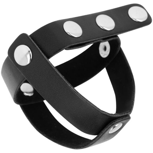 CAGE À BALLES EN CUIR OHMAMA FETISH - Sensualia