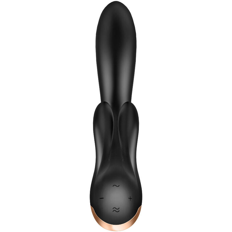 SATISFYER DOUBLE FLEX VIBRADOR APP - BLANCO - Sensualia