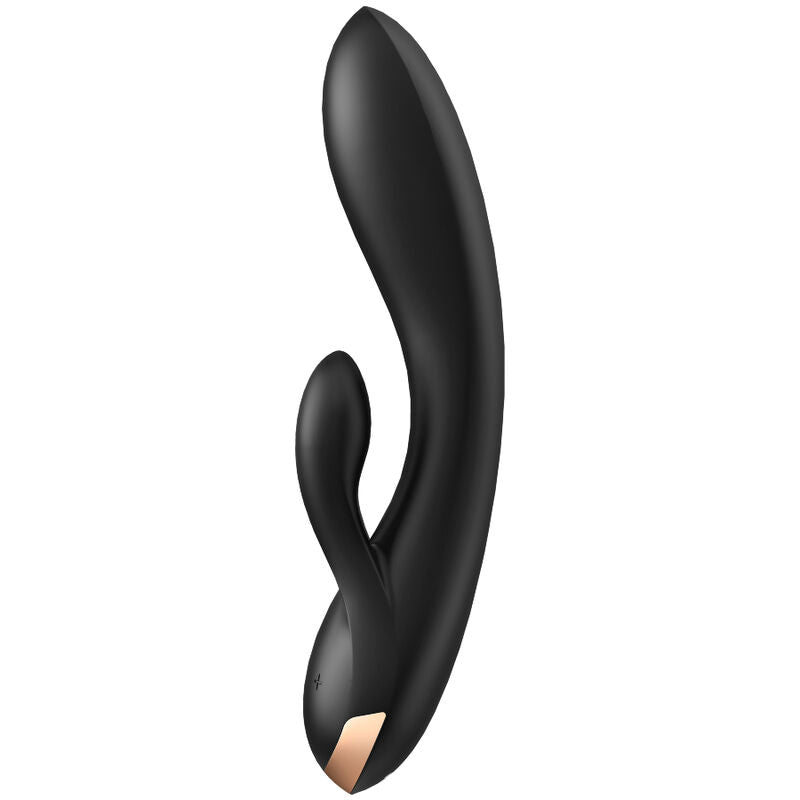 SATISFYER DOUBLE FLEX VIBRADOR APP - BLANCO - Sensualia