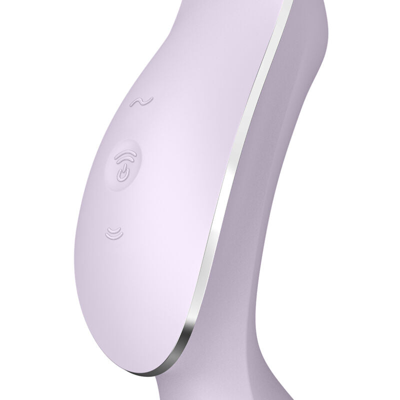 SATISFYER CURVY TRINITY 2 ESTIMULADOR Y VIBRADOR - MORADO - Sensualia