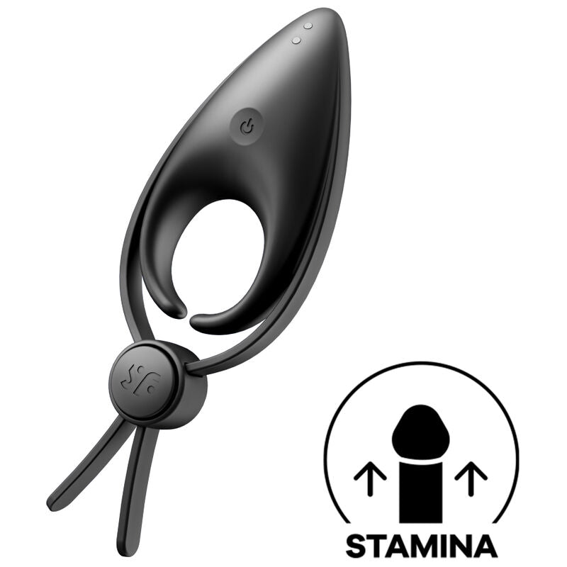 SATISFYER - SNIPER ANILLO VIBRADOR NEGRO - Sensualia