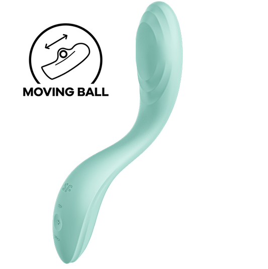 SATISFYER - VIBRATEUR SPOT G RRROLLING PLEASURE VERT - Sensualia