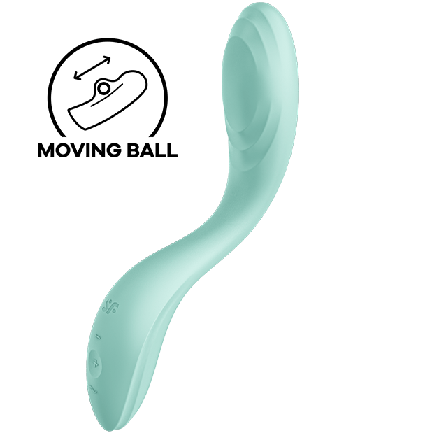 SATISFYER - VIBRATEUR SPOT G RRROLLING PLEASURE VERT - Sensualia