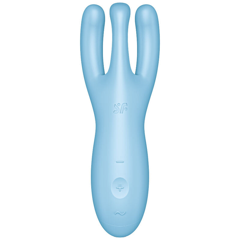 SATISFYER - APPLICATION VIBRATEUR THREESOME 4 ROSE - Sensualia