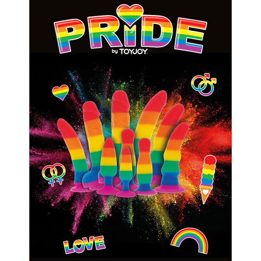 PRIDE - DILDO DRAPEAU LGBT 19 CM - Sensualia