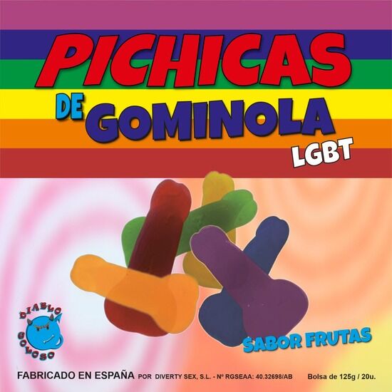 PRIDE - FRUITS DE PÉNIS GUMMY LGBT - Sensualia