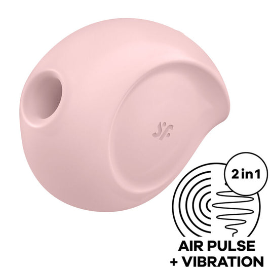 SATISFYER - SUGAR RUSH ESTIMULADOR Y VIBRADOR ROSA - Sensualia
