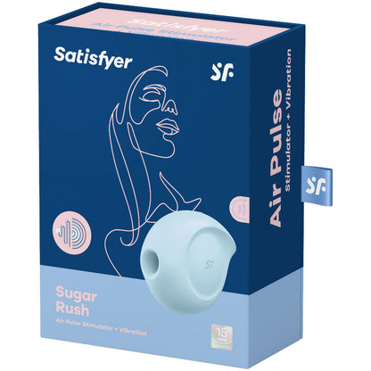 SATISFYER - SUGAR RUSH ESTIMULADOR Y VIBRADOR ROSA - Sensualia