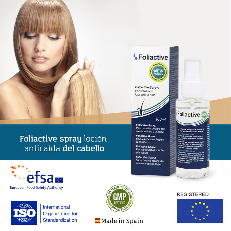 500 COSMETICS - SPRAY FOLIACTIF. SPRAY POUR PRÉVENIR LA CHUTE DES CHEVEUX ET STIMULER LA CROISSANCE - Sensualia
