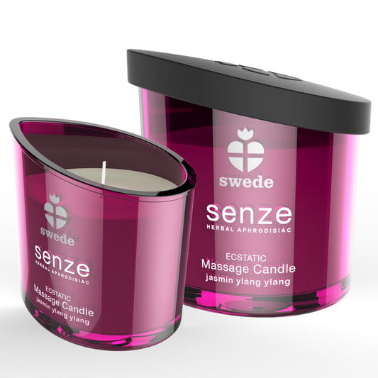 SWEDE - BOUGIE DE MASSAGE EXSTATIQUE SENZE - JASMIN, YLANG YLANG SWEDE