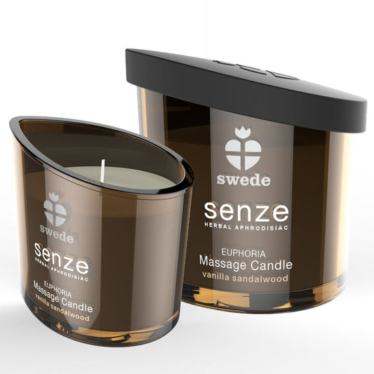 SWEDE - BOUGIE DE MASSAGE SENZE EUPHORIA - VANILLE, BOIS DE SANTAL SWEDE