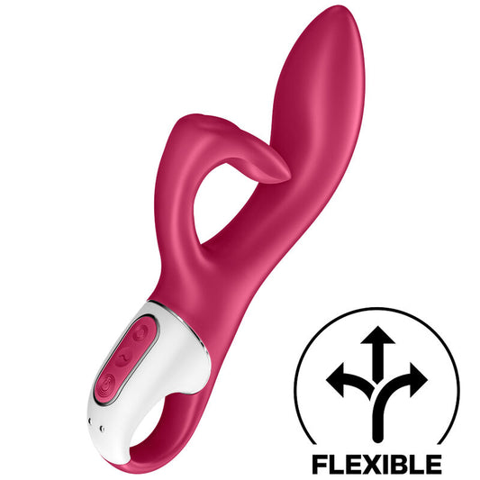 SATISFYER - EMBRACE ME VIBRADOR PUNTO G ROJO - Sensualia