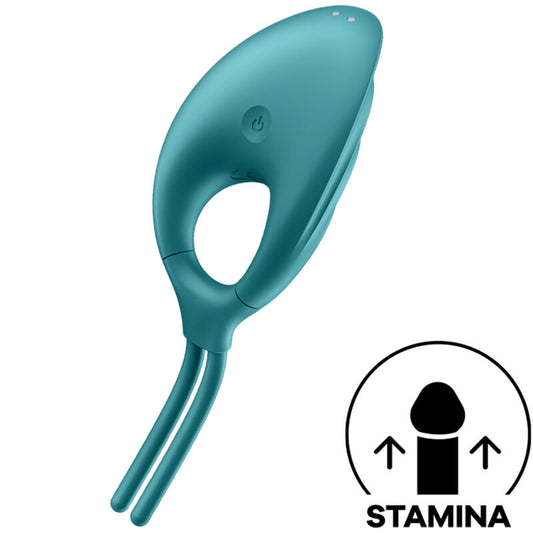 SATISFYER - VIBRATEUR ANNEAU SWORDSMAN VERT - Sensualia