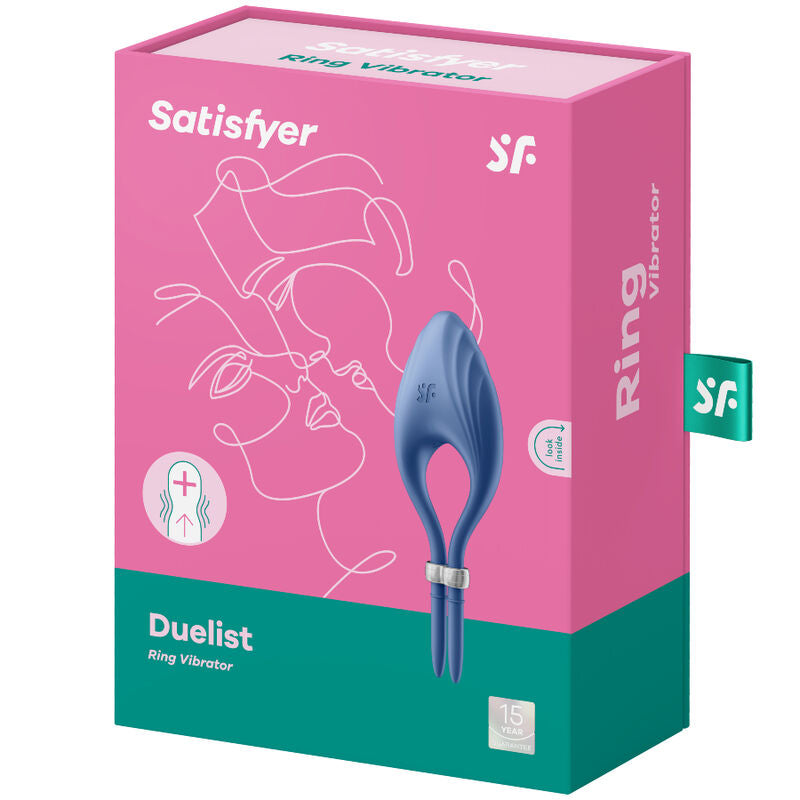 SATISFYER DUELIST ANILLO VIBRADOR - GRIS - Sensualia