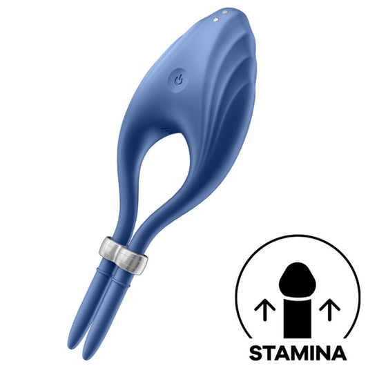 SATISFYER DUELIST ANILLO VIBRADOR - GRIS - Sensualia