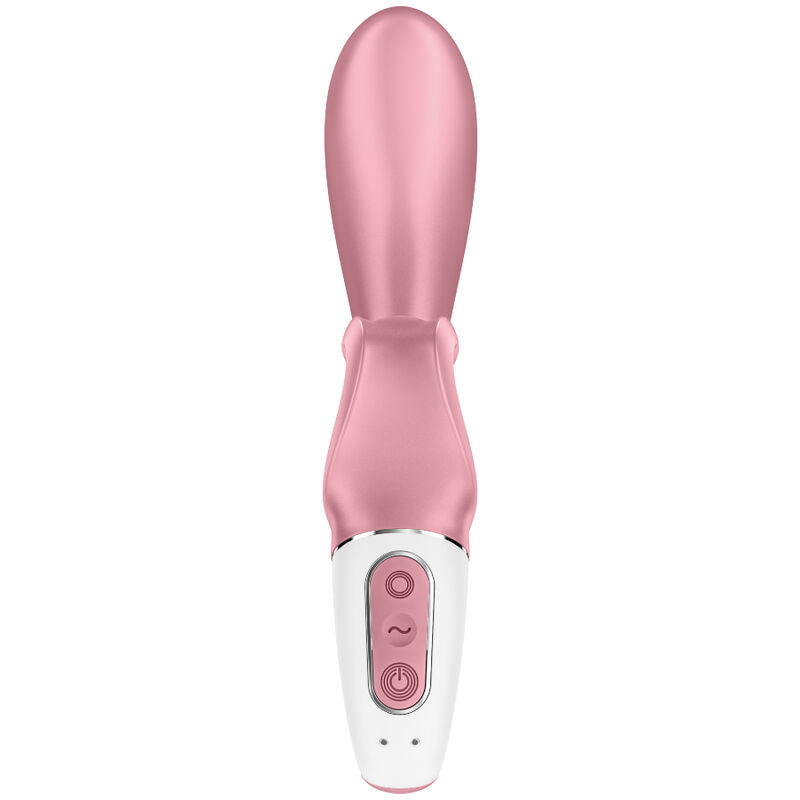 SATISFYER - HUG ME VIBRADOR RABBIT APP AZUL - Sensualia