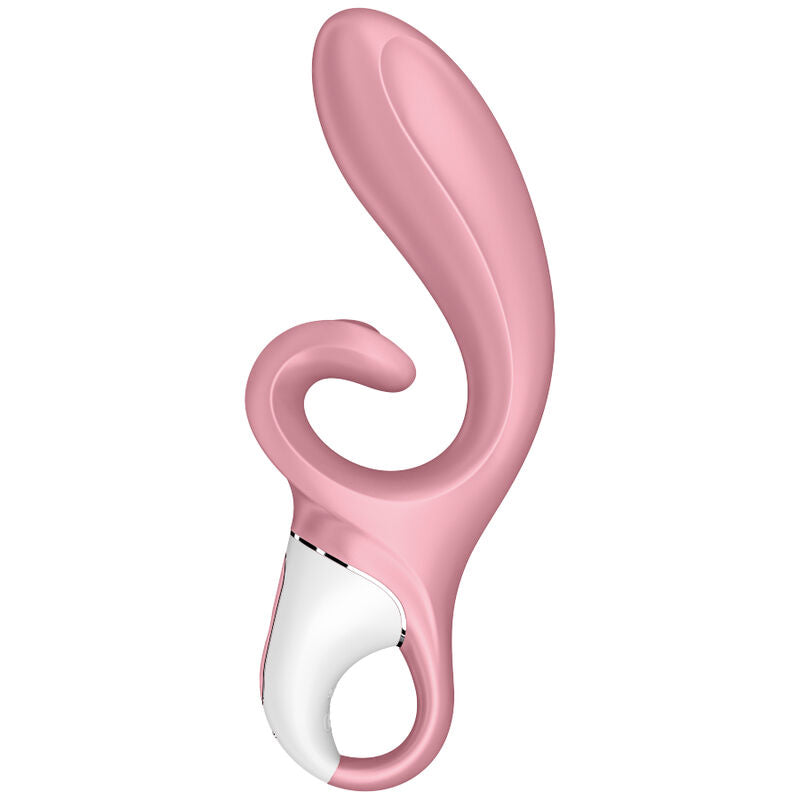 SATISFYER - HUG ME VIBRADOR RABBIT APP AZUL - Sensualia