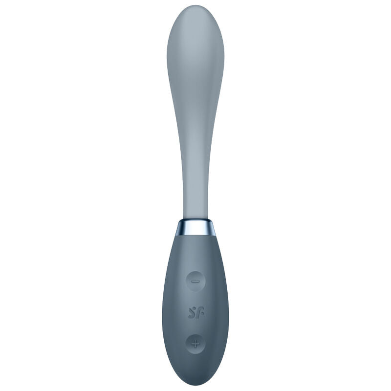 SATISFYER - G-SPOT FLEX 3 MULTI VIBRADOR GRIS - Sensualia