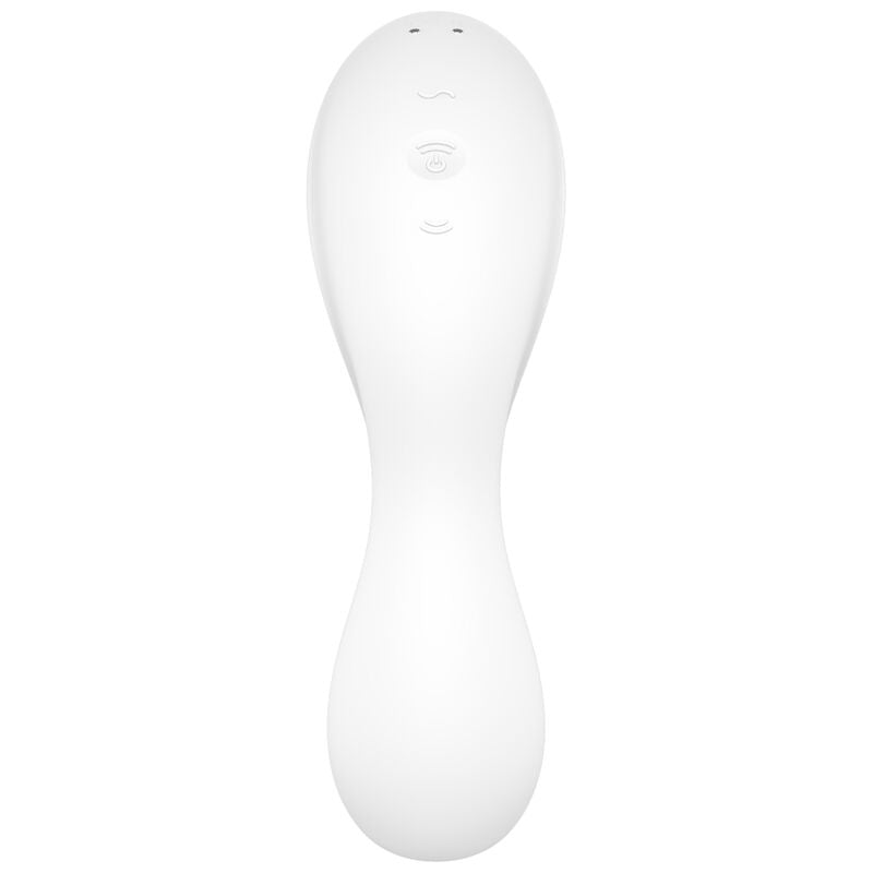 SATISFYER CURVY TRINITY 5 ESTIMULADOR Y VIBRADOR APP - AZUL - Sensualia