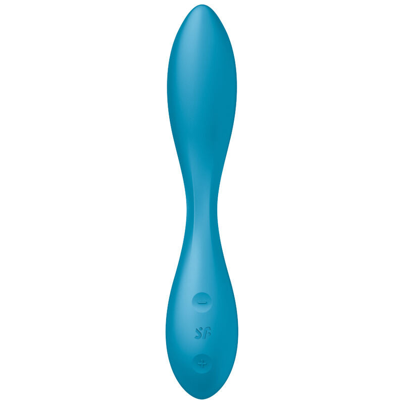 SATISFYER - VIBRATEUR MULTI G-SPOT FLEX 1 BLEU - Sensualia