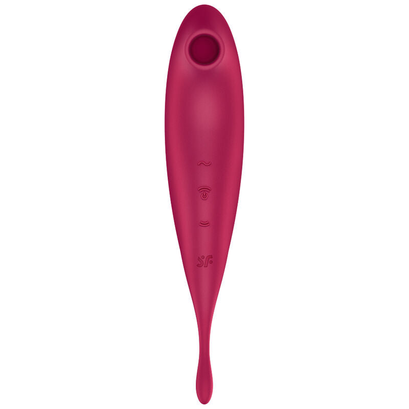 SATISFYER - TWIRLING PRO+ ESTIMULADOR Y VIBRADOR APP VERDE - Sensualia