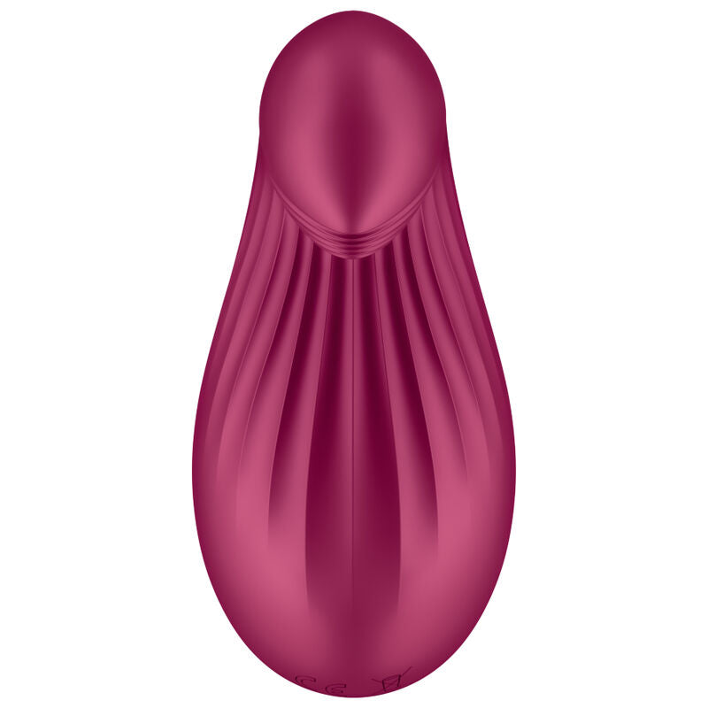 SATISFYER - DIPPING DELIGHT VIBRADOR LAY-ON AZUL - Sensualia