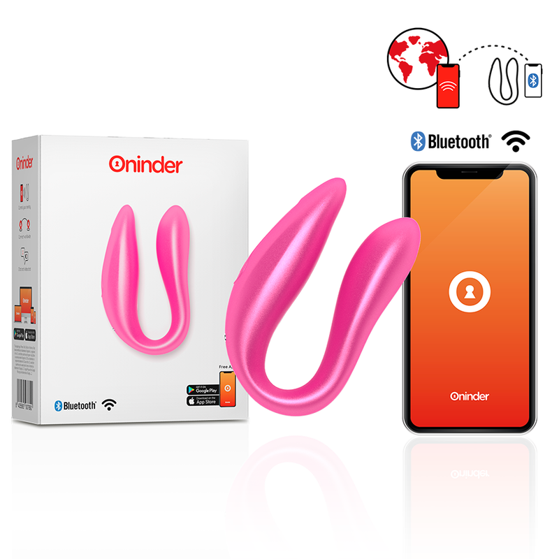ONINDER - LISBOA G-SPOT & CLITORAL STIMULATEUR NOIR - APPLICATION GRATUITE - Sensualia