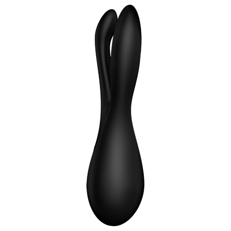SATISFYER - VIBRATEUR THREESOME 2 NOIR - Sensualia