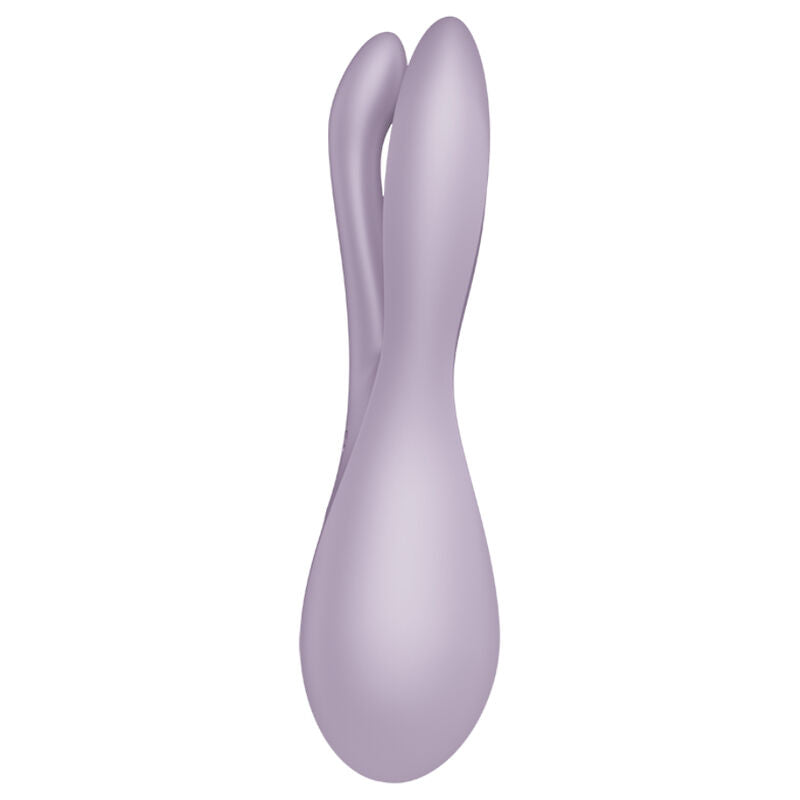 SATISFYER - VIBRATEUR THREESOME 2 NOIR - Sensualia