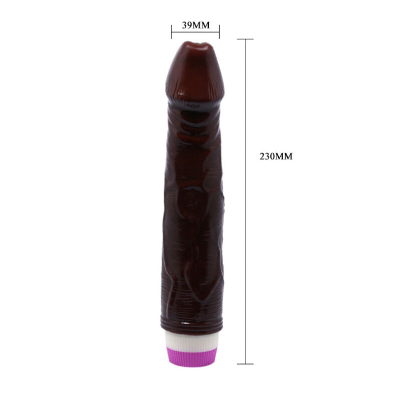 BAILE - VIBRATEUR VAGUES DE PLAISIR 23 CM MARRON - Sensualia