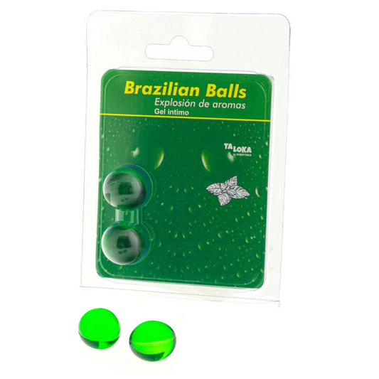 TALOKA - 2 BOULES BRÉSILIENNES GEL INTIME MENTHE - Sensualia