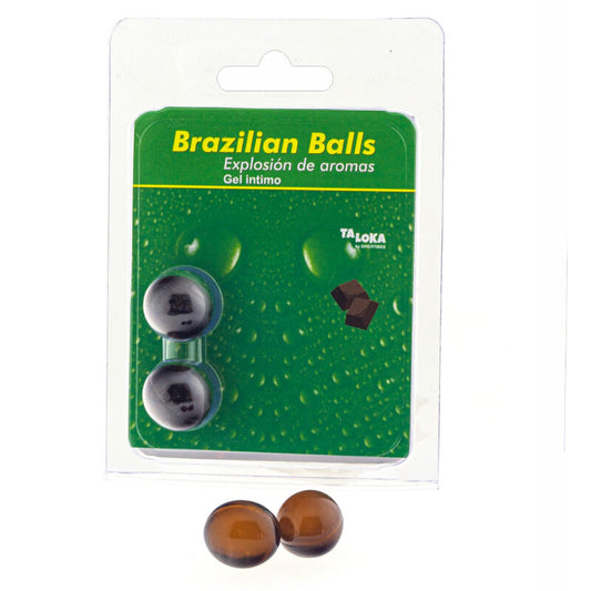 TALOKA - GEL INTIME 2 BOULES BRÉSILIENNES AU CHOCOLAT - Sensualia