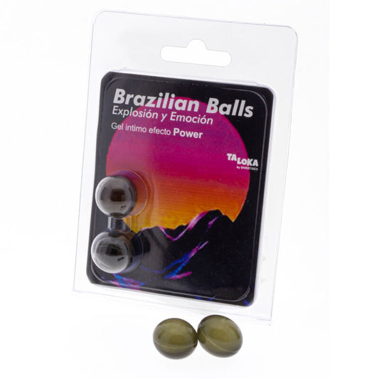 TALOKA - 2 BALLES BRÉSILIENNES GEL EXCITANANT EFFET PUISSANT - Sensualia