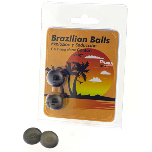 TALOKA - 2 BALLES BRÉSILIENNES GEL EXCITANT EFFET CONFORT - Sensualia