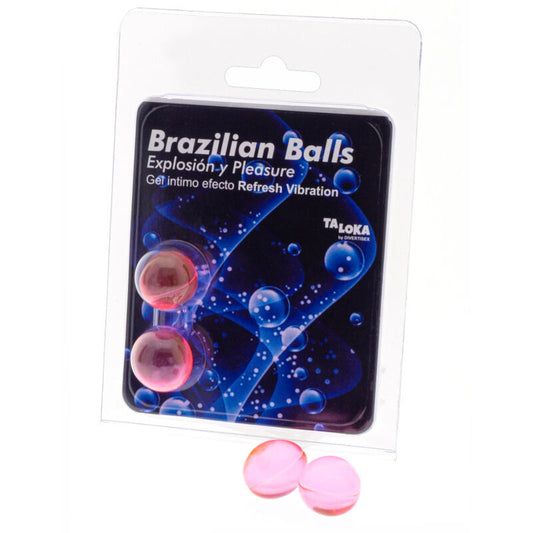 TALOKA - 2 BALLES BRÉSILIENNES REFRESH EFFET VIBRANT GEL EXCITANT - Sensualia