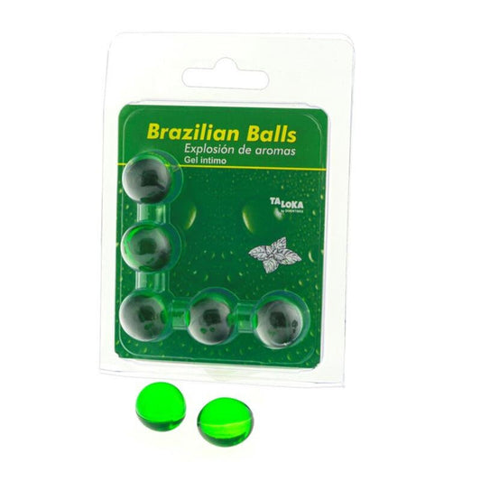 TALOKA - 5 BOULES BRÉSILIENNES GEL INTIME MENTHE - Sensualia