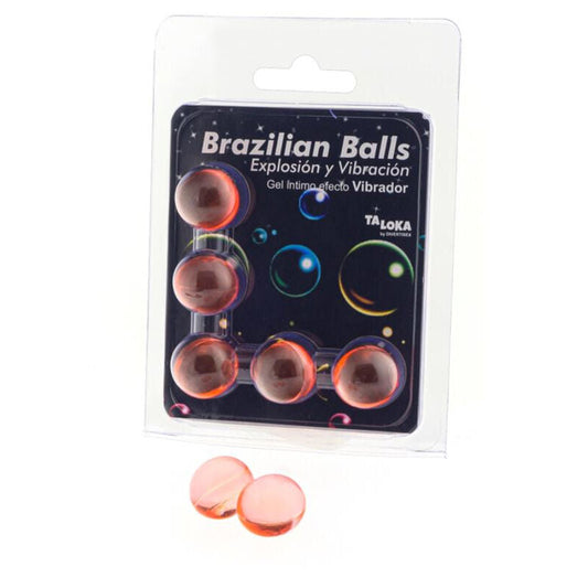 TALOKA - 5 BALLES BRÉSILIENNES GEL EXCITANT EFFET VIBRANT TALOKA