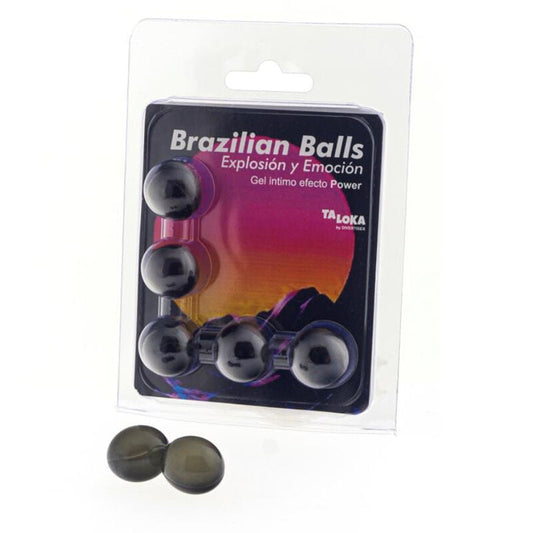 TALOKA - 5 BALLES BRÉSILIENNES GEL EXCITANT EFFET PUISSANT TALOKA
