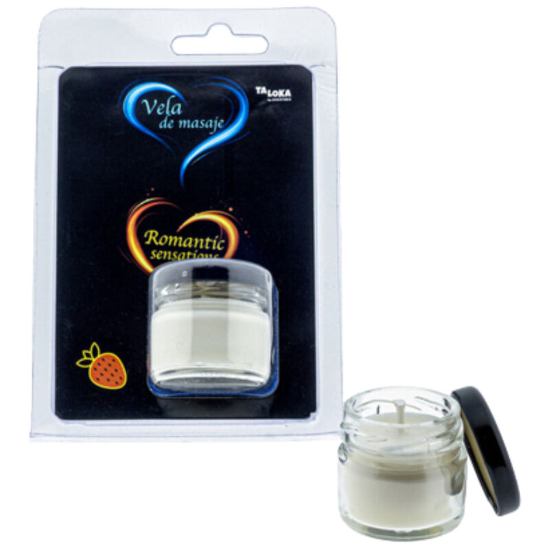 TALOKA - BOUGIE DE MASSAGE FRAISE - Sensualia