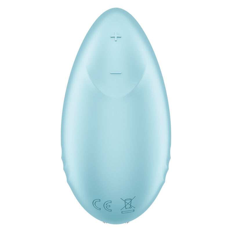 SATISFYER - VIBRATEUR  POSER TROPICAL TIP BLEU - Sensualia