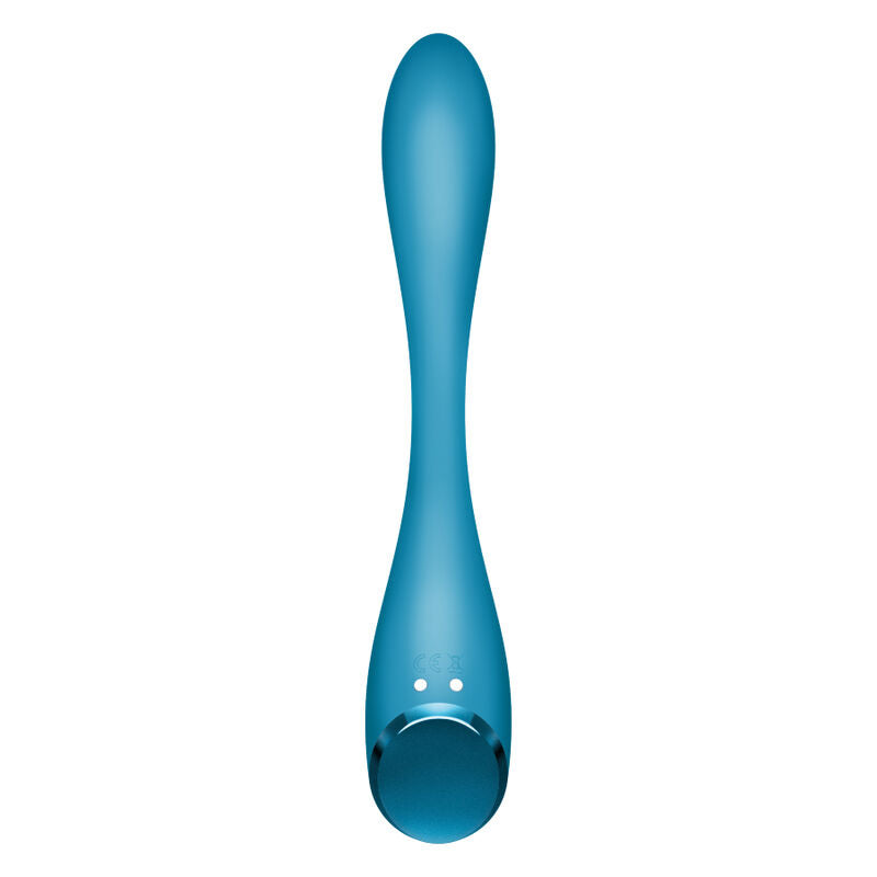 SATISFYER - VIBRATEUR MULTI G-SPOT FLEX 5 BLEU - Sensualia