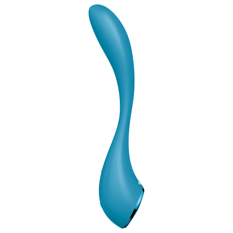 SATISFYER - VIBRATEUR MULTI G-SPOT FLEX 5 BLEU - Sensualia
